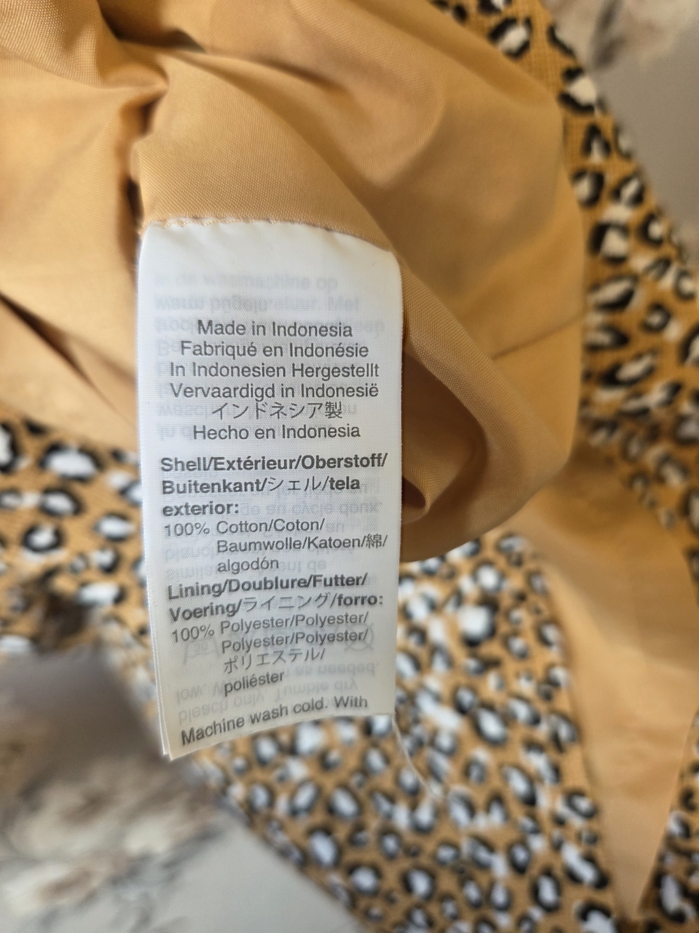 J. Crew Women's Sleeveless Leopard Print Shift Dress in Tan Size 14 - Picture 7 of 8